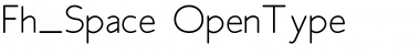 Download Fh_Space Regular Font Title Preview