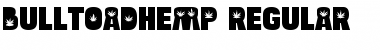 Download Bulltoad Hemp Regular Font Title Preview