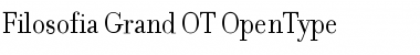 Download Filosofia Grand OT Regular Font Title Preview