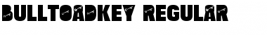 Download Bulltoad Key Regular Font Title Preview