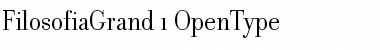 Download FilosofiaGrand Roman Font Title Preview