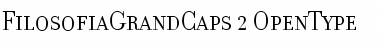 Download Filosofia GrandCaps Font Title Preview