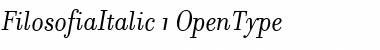 Download Filosofia Italic Font Title Preview