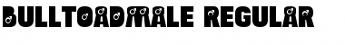 Download Bulltoad Male Regular Font Title Preview