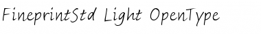 Download Fineprint Std Light Font Title Preview