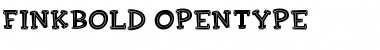 Download FinkBold Medium Font Title Preview