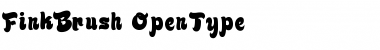 Download FinkBrush Medium Font Title Preview
