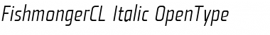 Download Fishmonger CL Italic Font Title Preview