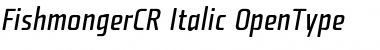 Download Fishmonger CR Italic Font Title Preview