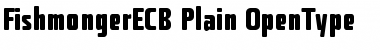 Download Fishmonger ECB Plain Font Title Preview