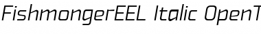 Download Fishmonger EEL Italic Font Title Preview