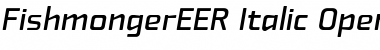 Download Fishmonger EER Italic Font Title Preview