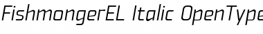 Download Fishmonger EL Italic Font Title Preview