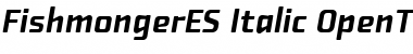 Download Fishmonger ES Italic Font Title Preview