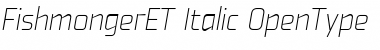 Download Fishmonger ET Italic Font Title Preview