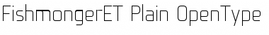 Download Fishmonger ET Plain Font Title Preview