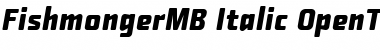 Download Fishmonger MB Italic Font