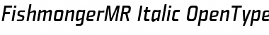 Download Fishmonger MR Italic Font Title Preview