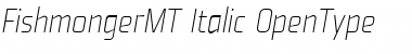 Download Fishmonger MT Italic Font Title Preview