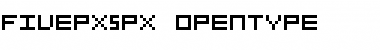 Download FivePX 5px Font Title Preview