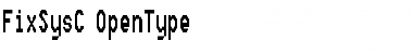 Download FixSysC Regular Font Title Preview