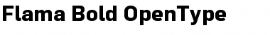 Download Flama Bold Font Title Preview