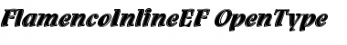 Download FlamencoInlineEF Regular Font Title Preview