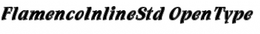 Download Flamenco Inline Std Regular Font Title Preview