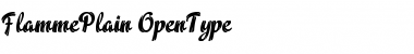 Download Flamme Plain Font Title Preview
