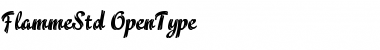 Download Flamme Std Regular Font Title Preview