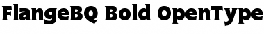 Download Flange BQ Regular Font Title Preview