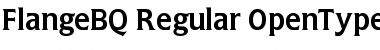 Download Flange BQ Regular Font Title Preview