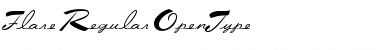 Download Flare Regular Font Title Preview