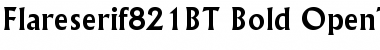Download Flareserif 821 Bold Font Title Preview