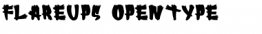 Download FLAREUPS Regular Font Title Preview