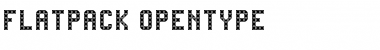 Download FlatPack Regular Font Title Preview