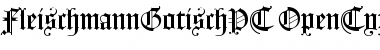 Download Fleischmann Gotisch PT Regular Font Title Preview