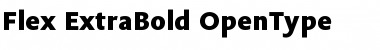 Download Flex ExtraBold Font Title Preview