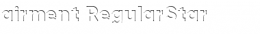 Download airment RegularStar Font Title Preview