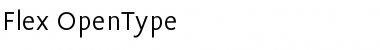 Download Flex Regular Font Title Preview