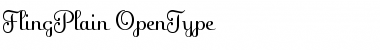 Download Fling Plain Font Title Preview