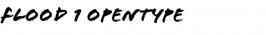 Download Flood Regular Font Title Preview