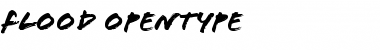 Download Flood Regular Font Title Preview