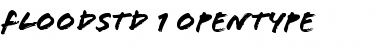 Download Flood Std Regular Font Title Preview