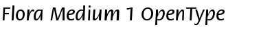 Download ITC Flora Medium Font Title Preview