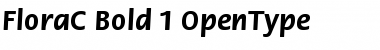 Download FloraC Bold Font Title Preview