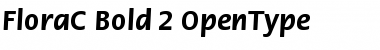 Download FloraC Bold Font Title Preview