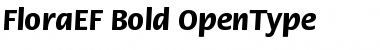 Download FloraEF Bold Font Title Preview
