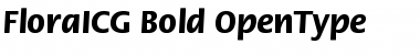 Download FloraICG Bold Font Title Preview