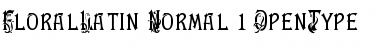 Download FloralLatin Regular Font Title Preview